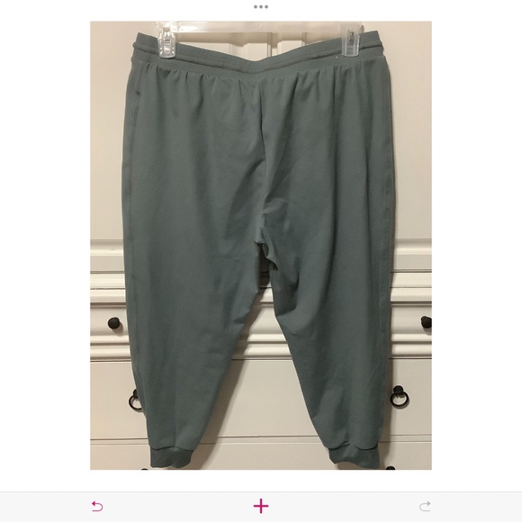 Rachael Zoe XL ladies jog ankle or shorter pants with pockets, olive - Picture 2 of 9